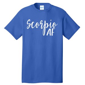 Scorpio Af Horoscope Zodiac Astrology Sign Gift Tall T-Shirt