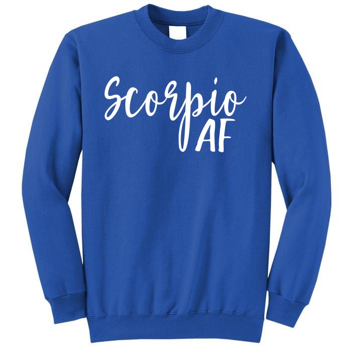 Scorpio Af Horoscope Zodiac Astrology Sign Gift Tall Sweatshirt