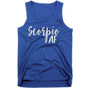 Scorpio Af Horoscope Zodiac Astrology Sign Gift Tank Top