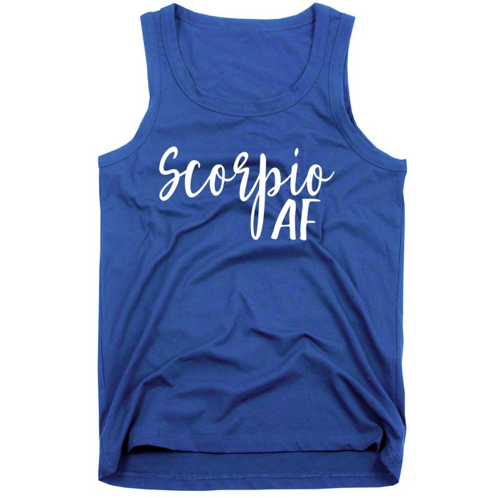 Scorpio Af Horoscope Zodiac Astrology Sign Gift Tank Top