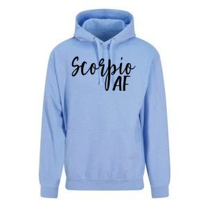 Scorpio Af Horoscope Zodiac Astrology Sign Gift Unisex Surf Hoodie