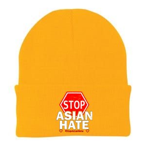 Stop Asian Hate Social Justice Gift Knit Cap Winter Beanie