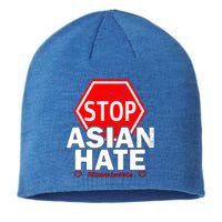 Stop Asian Hate Social Justice Gift Sustainable Beanie