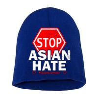 Stop Asian Hate Social Justice Gift Short Acrylic Beanie