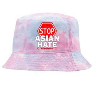 Stop Asian Hate Social Justice Gift Tie-Dyed Bucket Hat