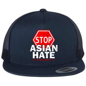 Stop Asian Hate Social Justice Gift Flat Bill Trucker Hat