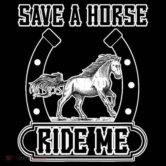 Save A Horse Ride Me Funny Cowboy Tall T-Shirt