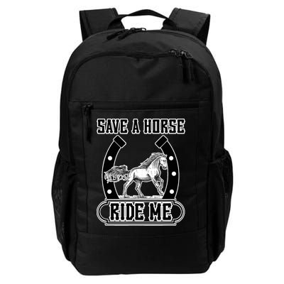 Save A Horse Ride Me Funny Cowboy Backpack