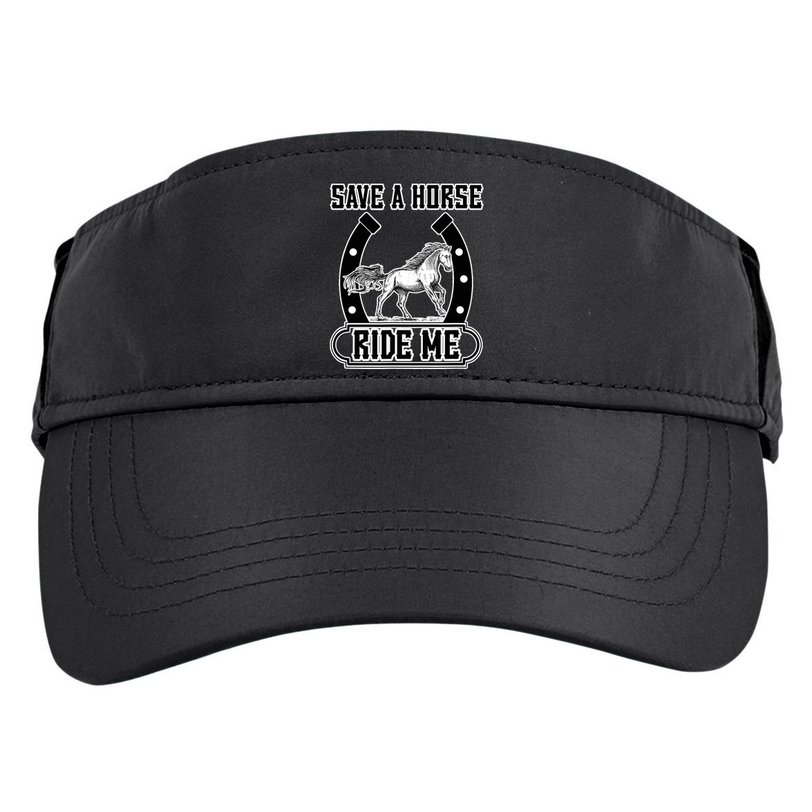 Save A Horse Ride Me Funny Cowboy Adult Drive Performance Visor