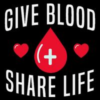 Small Act Health Life Saver National Blood Donor Month Drawstring Bag