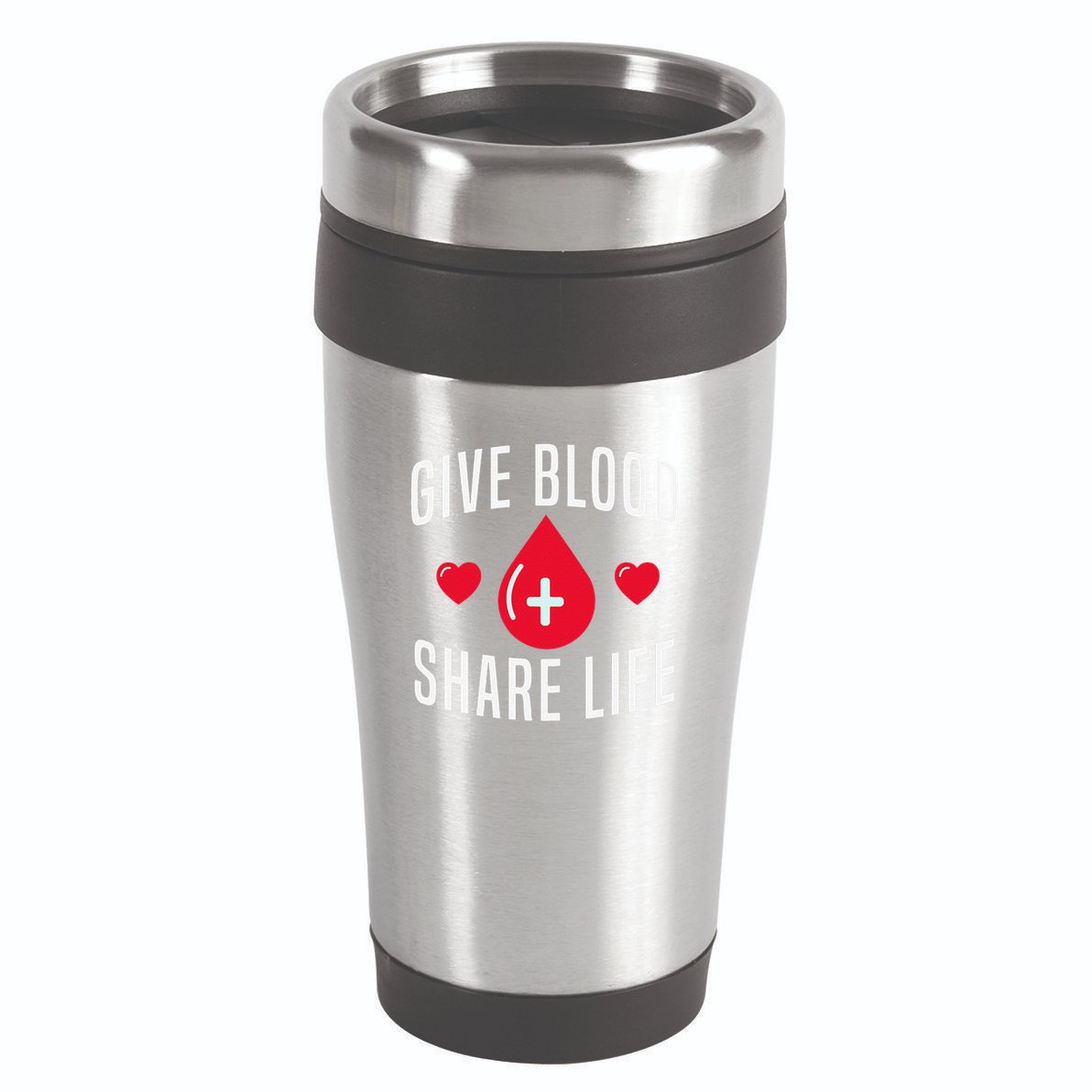 Small Act Health Life Saver National Blood Donor Month 16oz Travel Tumbler