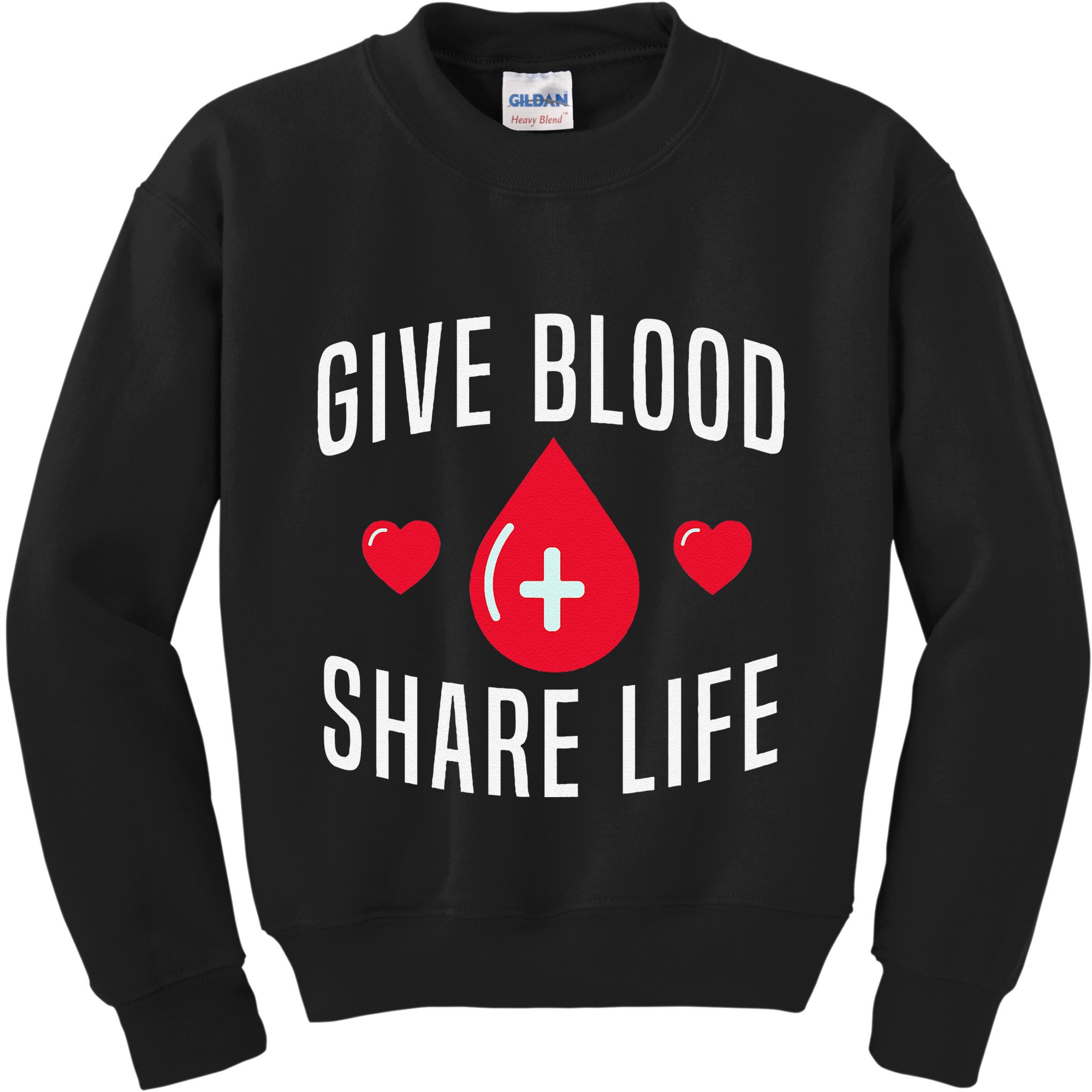 Small Act Health Life Saver National Blood Donor Month Kids Sweatshirt