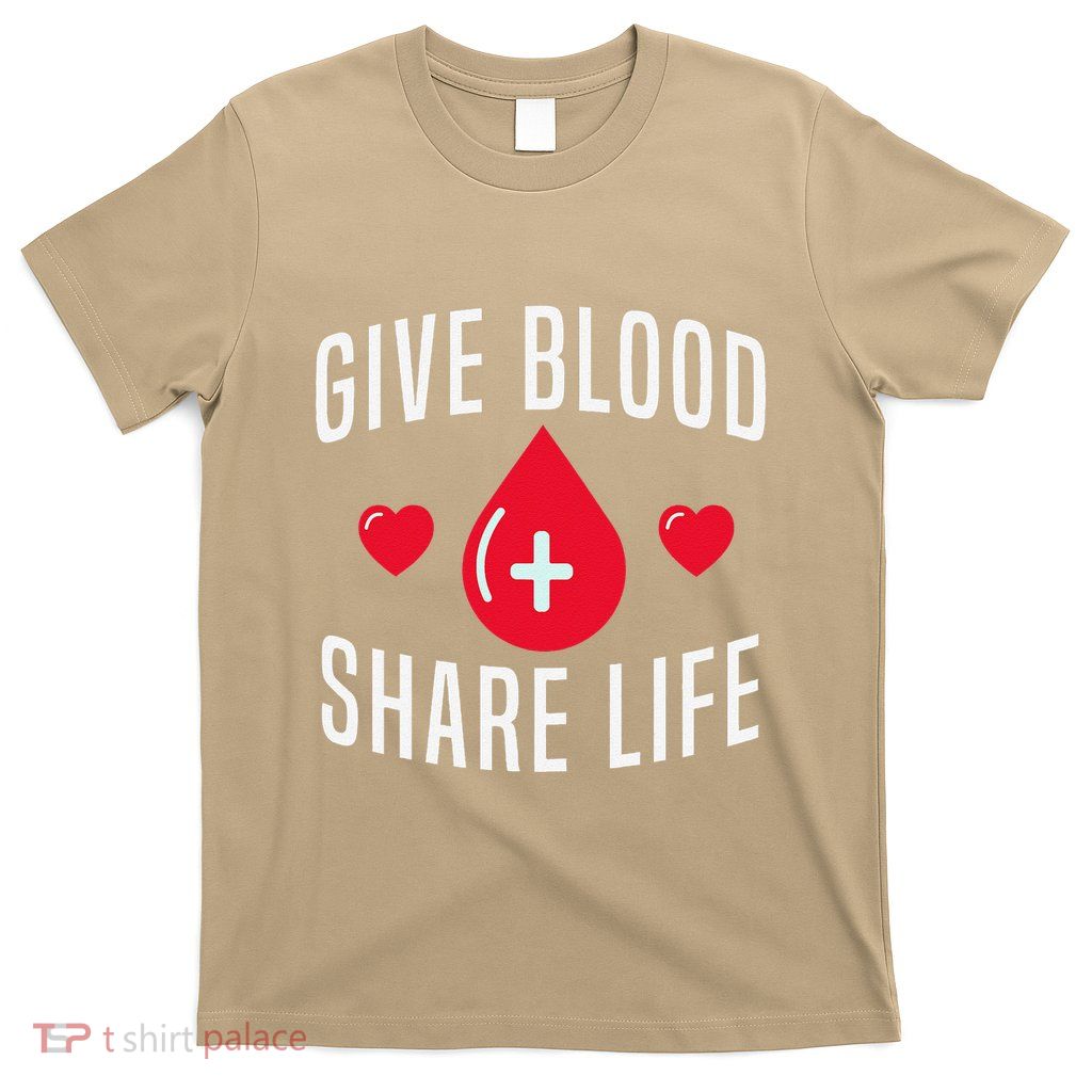 Small Act Health Life Saver National Blood Donor Month T-Shirt