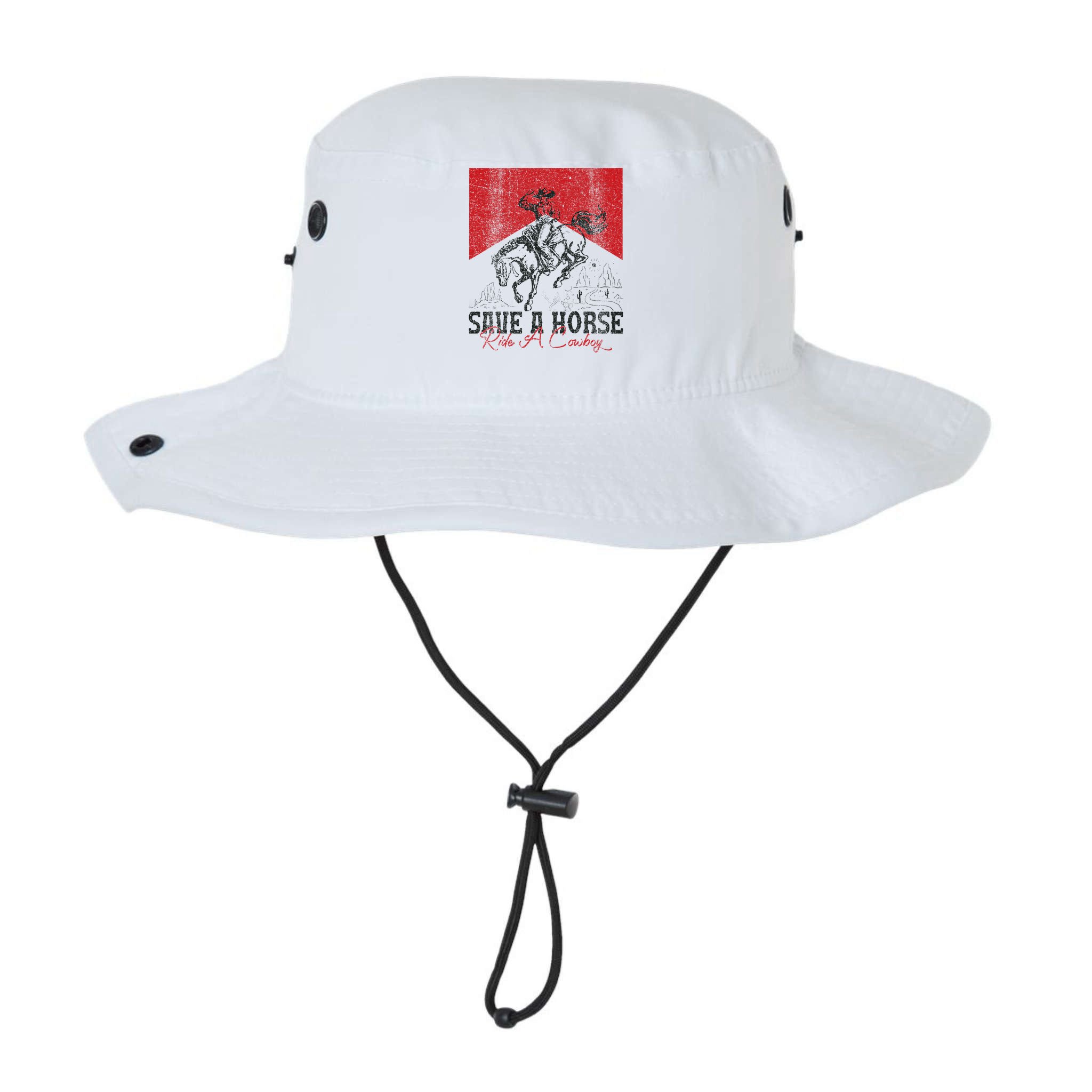 Save A Horse Ride A Cowboy Vintage Country Western Bucket Hat