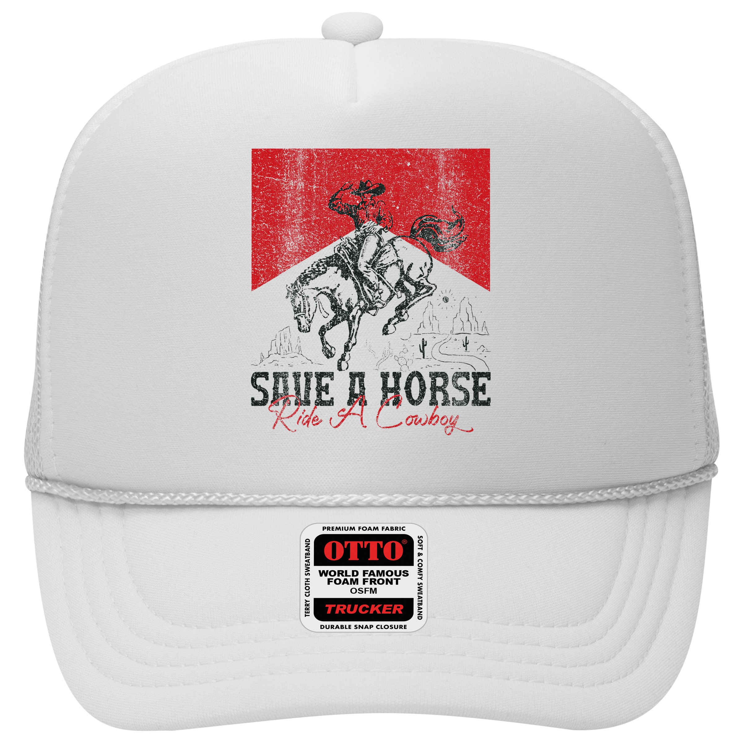 Save A Horse Ride A Cowboy Vintage Country Western Hat