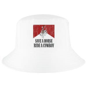 Save A Horse Ride A Cowboy Skeleton Western Country Cool Comfort Performance Bucket Hat