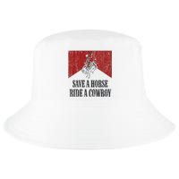 Save A Horse Ride A Cowboy Skeleton Western Country Cool Comfort Performance Bucket Hat