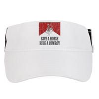 Save A Horse Ride A Cowboy Skeleton Western Country Adult Drive Performance Visor