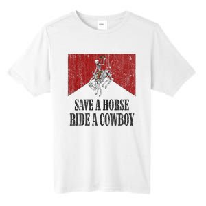 Save A Horse Ride A Cowboy Skeleton Western Country Tall Fusion ChromaSoft Performance T-Shirt