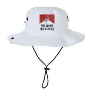 Save A Horse Ride A Cowboy Skeleton Western Country Legacy Cool Fit Booney Bucket Hat