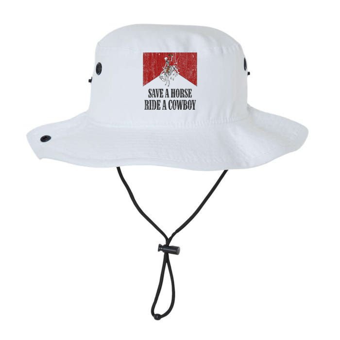 Save A Horse Ride A Cowboy Skeleton Western Country Legacy Cool Fit Booney Bucket Hat