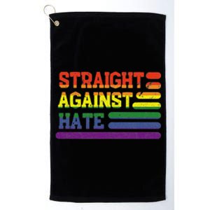 Straight Against Hate Gift Platinum Collection Golf Towel