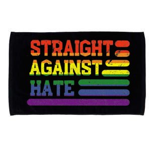 Straight Against Hate Gift Microfiber Hand Towel