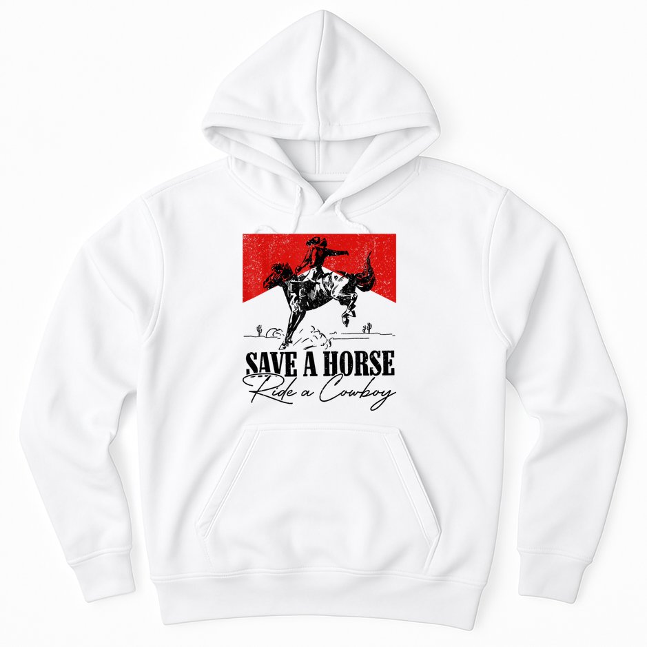 Save A Horse Ride A Cowboy Skeleton Country Skull Western Hoodie