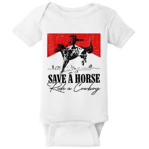 Save A Horse Ride A Cowboy Skeleton Country Skull Western Baby Bodysuit