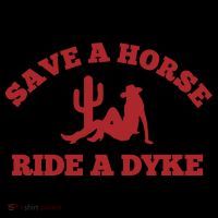 Save A Horse Ride A Dyke 7-Panel Snapback Hat