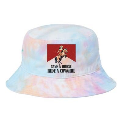 Save A Horse Ride A Cowgirl Tie Dye Newport Bucket Hat