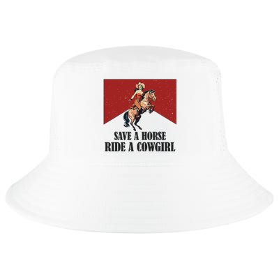 Save A Horse Ride A Cowgirl Cool Comfort Performance Bucket Hat