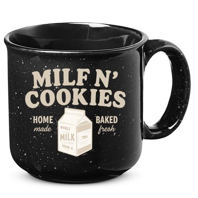 Stay At Home Milf N Cookies  15oz Campfire Ceramic Mug