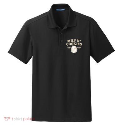 Stay At Home Milf N Cookies  Dry Zone Grid Polo