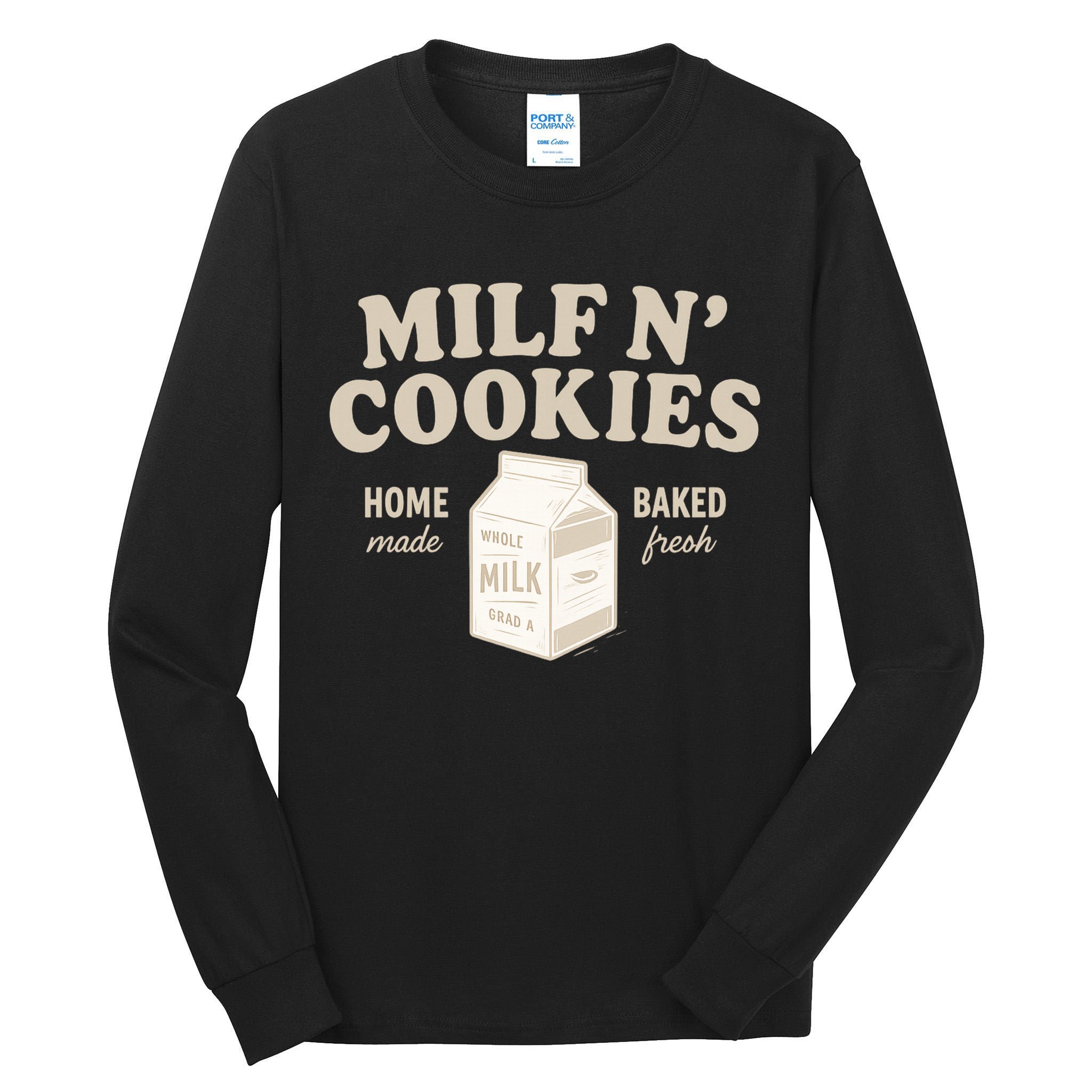 Stay At Home Milf N Cookies  Tall Long Sleeve T-Shirt