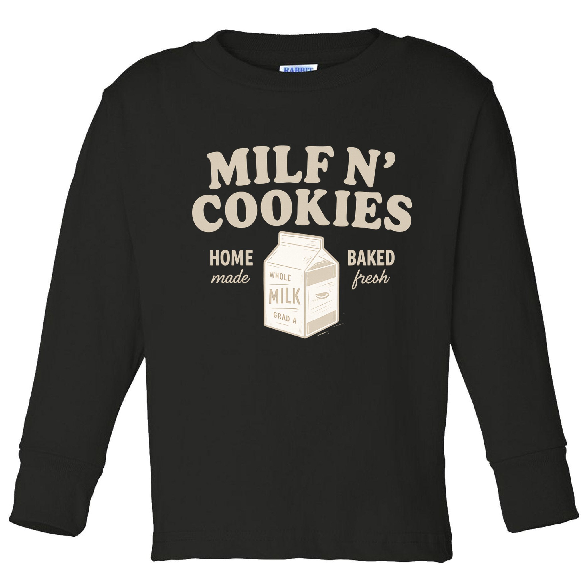 Stay At Home Milf N Cookies  Toddler Long Sleeve Shirt
