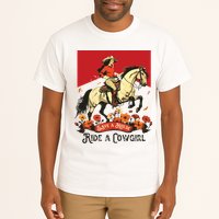 Save A Horse Ride A Cowgirl Western Rodeo Tall T-Shirt
