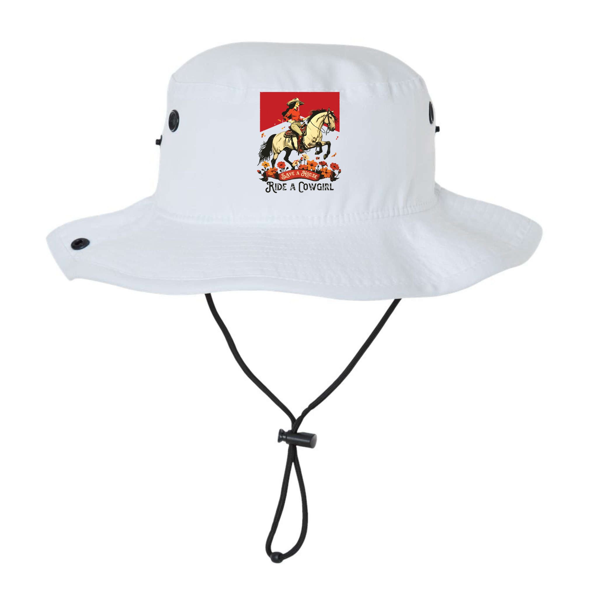 Save A Horse Ride A Cowgirl Western Rodeo Bucket Hat
