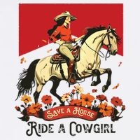 Save A Horse Ride A Cowgirl Western Rodeo Bucket Hat