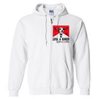 Save A Horse Ride A Cowboy Western Country Rodeo Bull Skull Full Zip Hoodie