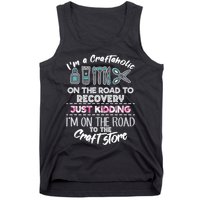 Scrapbooking Addicted Handmade Crafter Hobby Tank Top
