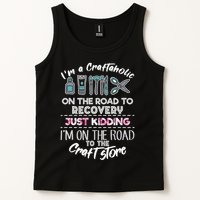 Scrapbooking Addicted Handmade Crafter Hobby Tank Top