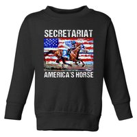 Secretariat AmericaS Horse Toddler Sweatshirt