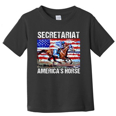 Secretariat AmericaS Horse Toddler T-Shirt