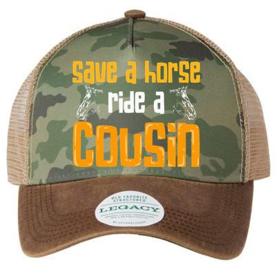 Save A Horse Ride A Cousin Relatives Cousin Legacy Tie Dye Trucker Hat