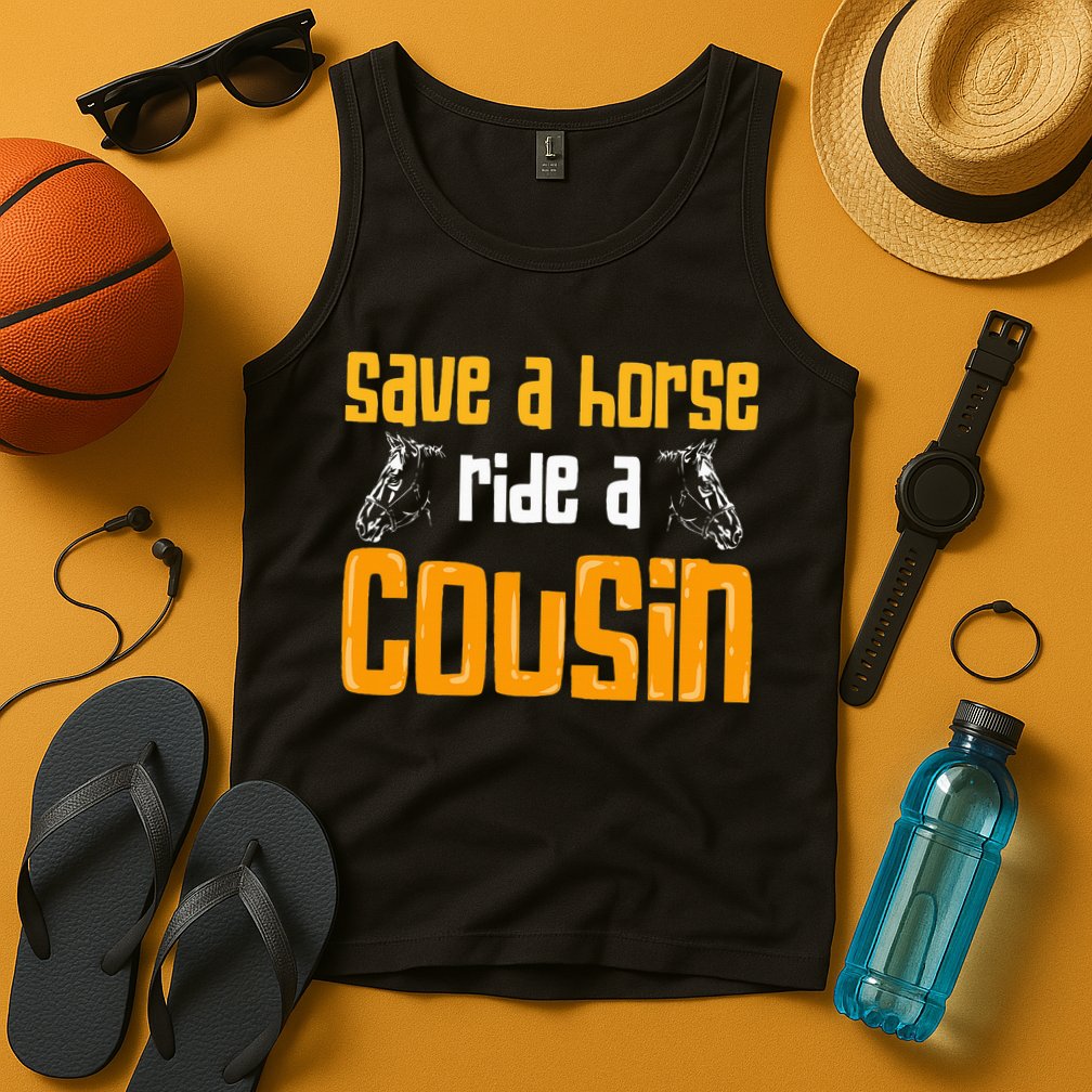 Save A Horse Ride A Cousin Relatives Cousin Tank Top
