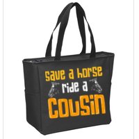 Save A Horse Ride A Cousin Relatives Cousin Zip Tote Bag