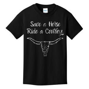 Save a Horse ride a Cowboy Kids T-Shirt