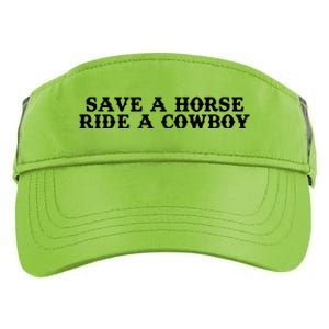 Save A Horse Ride A Cowboy Adult Drive Performance Visor