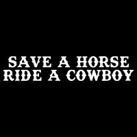 Save A Horse Ride A Cowboy Cooling Performance Crew T-Shirt